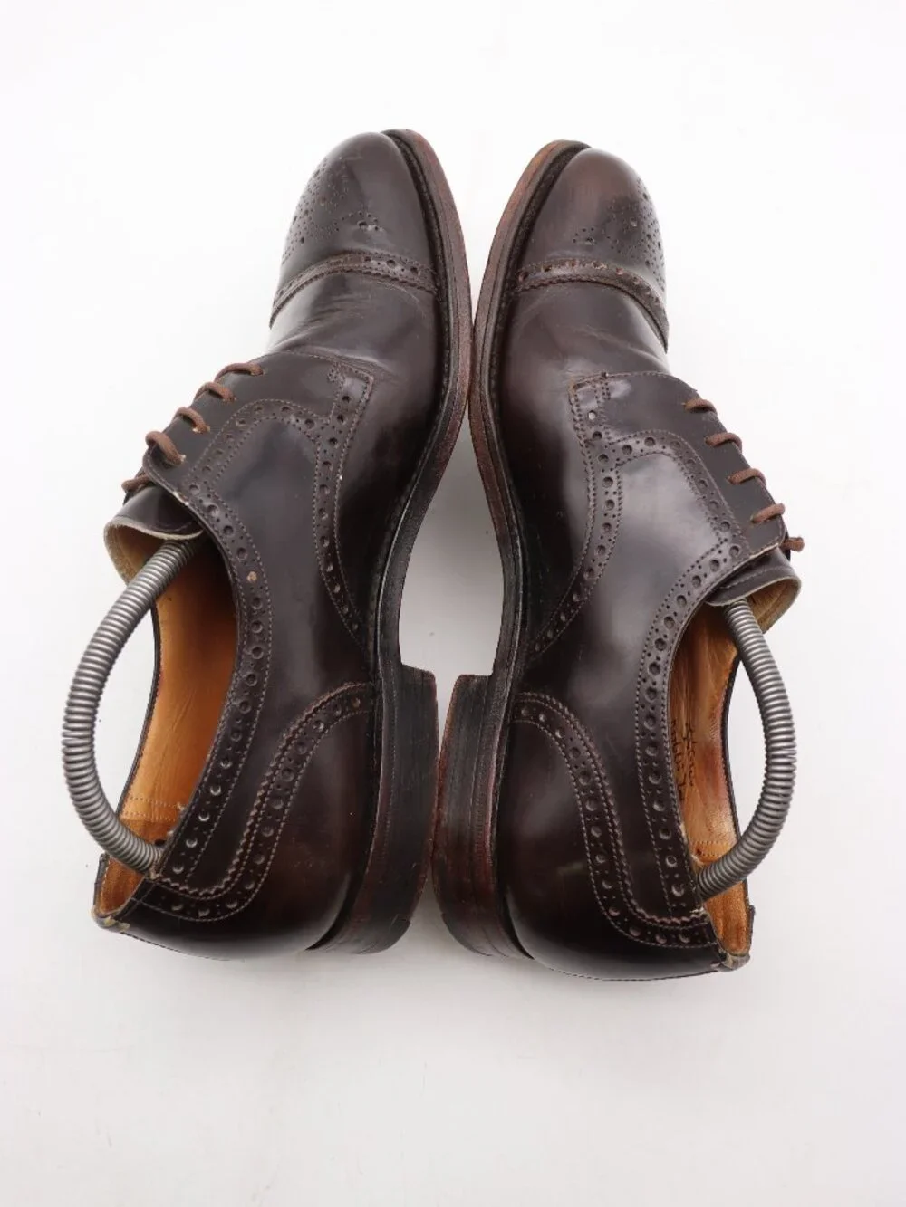 Church's Oxford Dress Shoe Men’s 8.5 F UK 9.5 Dark Brown Leather Cap Toe England